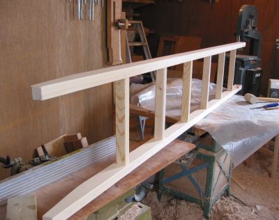  Steps Wood on Building The Wooden Ladder For The Loft