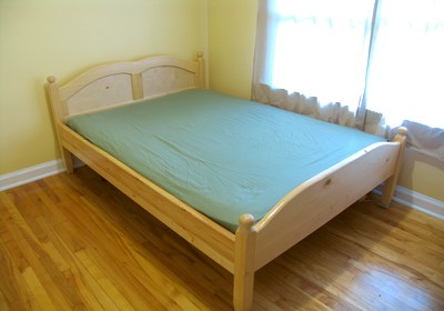 Bed frame plans for double and queen size bed