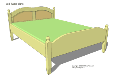 fancier style bed plans double or queen see also bed size comparison