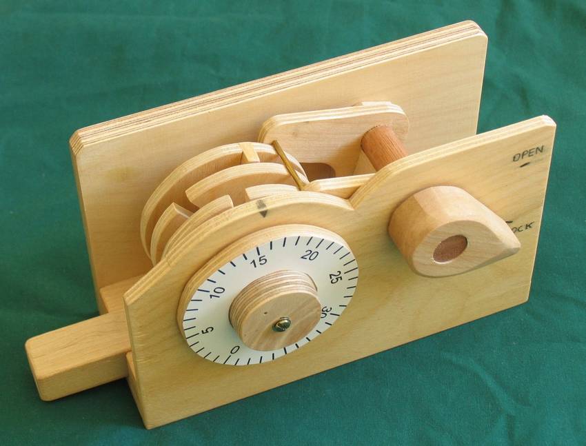 Wood Combination Lock