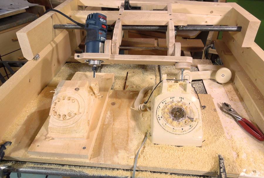 Wood Carving Copy Machine