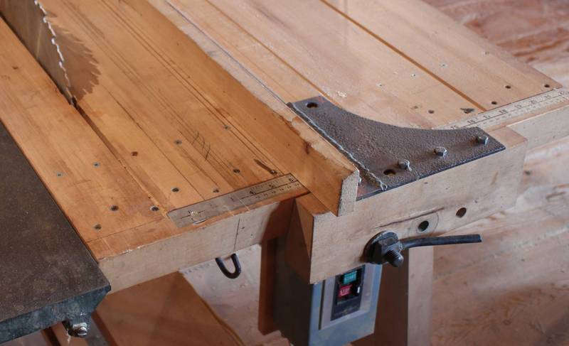 Homemade Table Saw Fence Wood