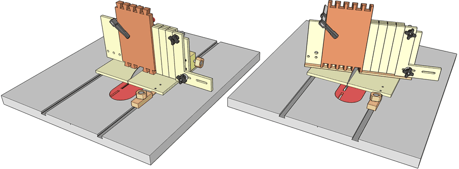 Table Saw Dovetail Jig Plans