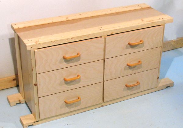 This article is about building a chest of drawers that I made to 