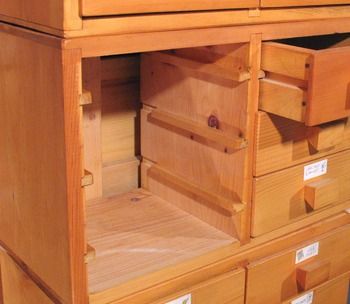 Wooden drawer slides