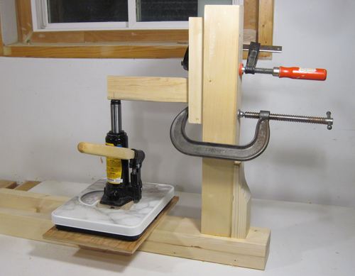 tested a mortise and tenon joint against a dowel joint for strength in ...