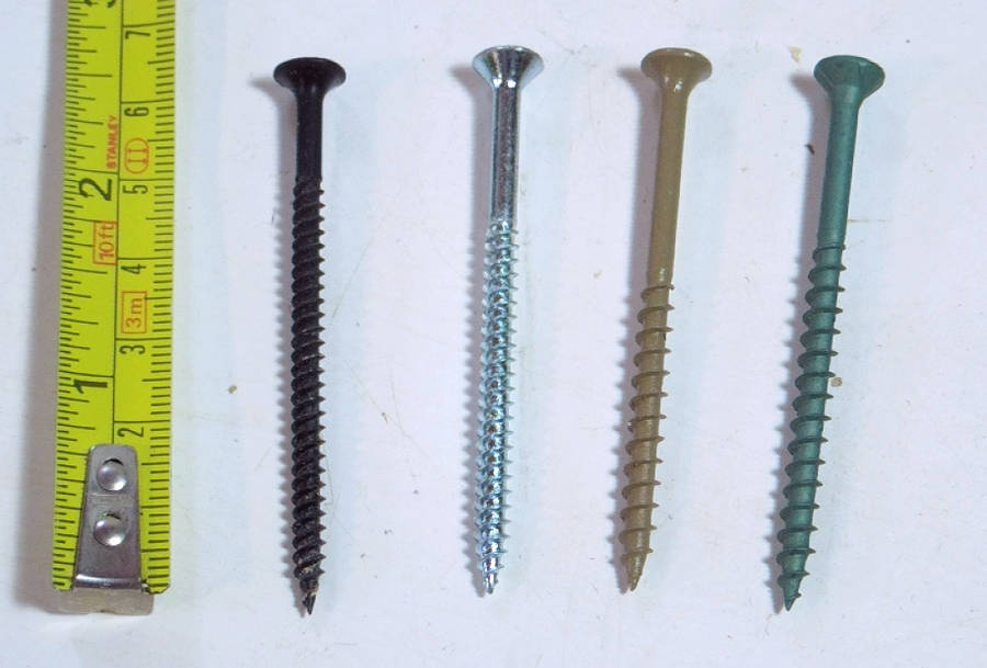 Drywall Screw Chart