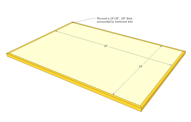 Table Top Desk Plans