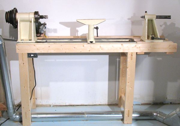 Homemade Wood Lathe Stand