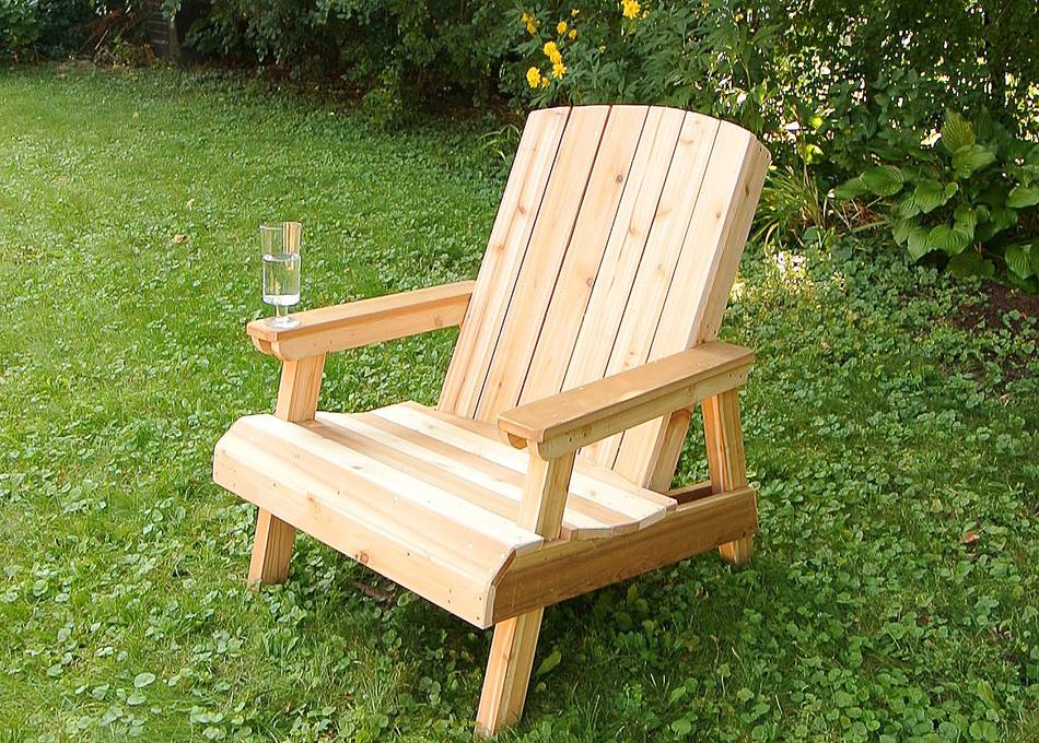 Woodwork Wood Lawn Chair PDF Plans