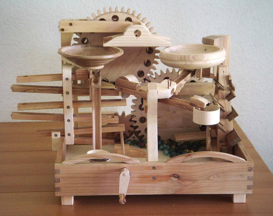 Wooden Marble Machine Plans