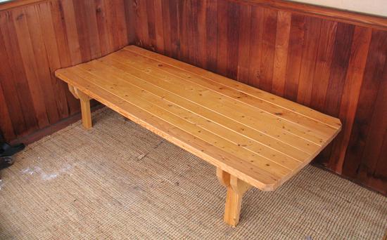 How to make a bench for the patio, for the siesta