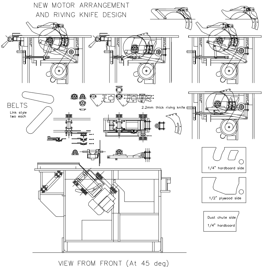 Hector Acevedo's homemade table saw