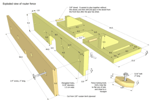 Router Table Fence Plans