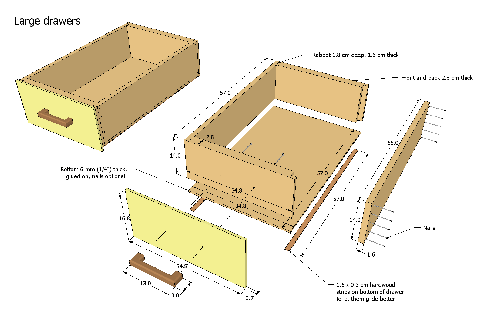 End Table with Drawer Plans