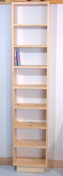 Building a bookcase for DVDs