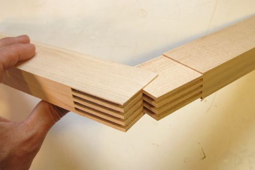 Making wooden try squares