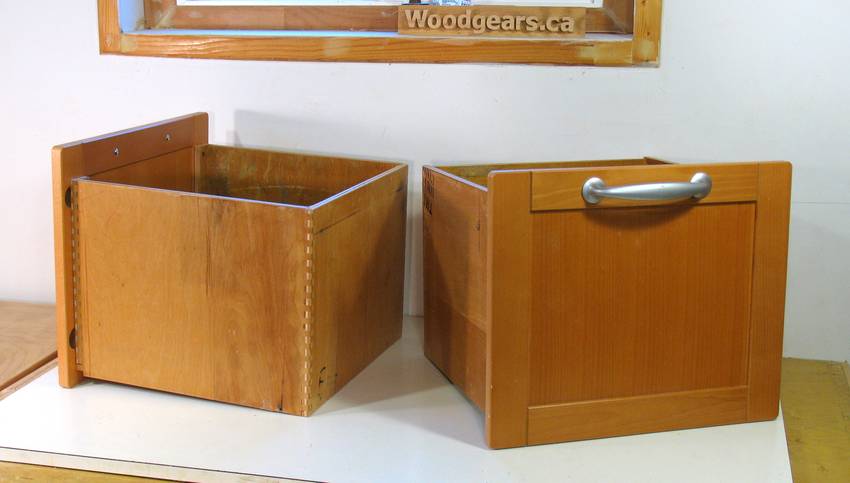 Wood Storage Cabinets with Drawers