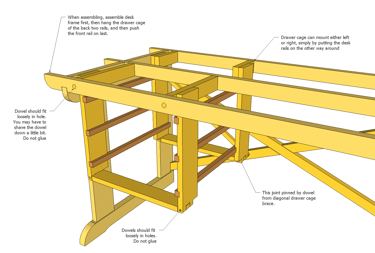 New Woodworks Fine Woodworking Woodworking Plans For Student Desk