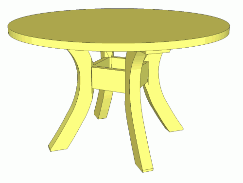 Round Dining Table Plans