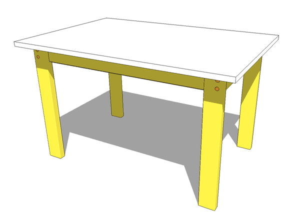 2X4 Table Plans