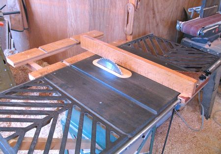 Homemade Table Saw Fence