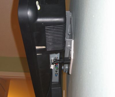 Mount dvd player to back of tv