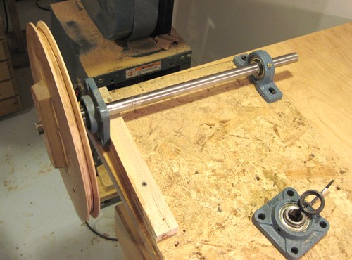 how to make a pulley wheel