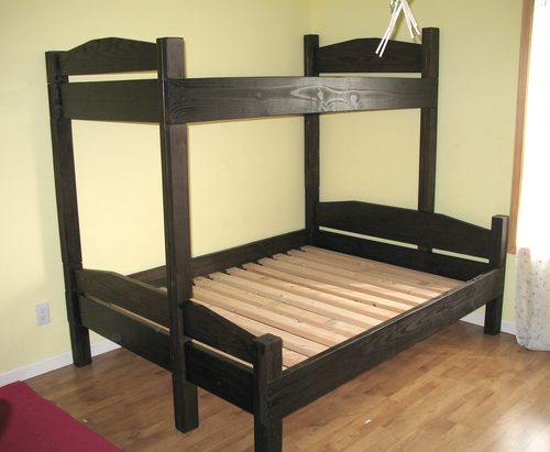 diy twin over full bunk bed