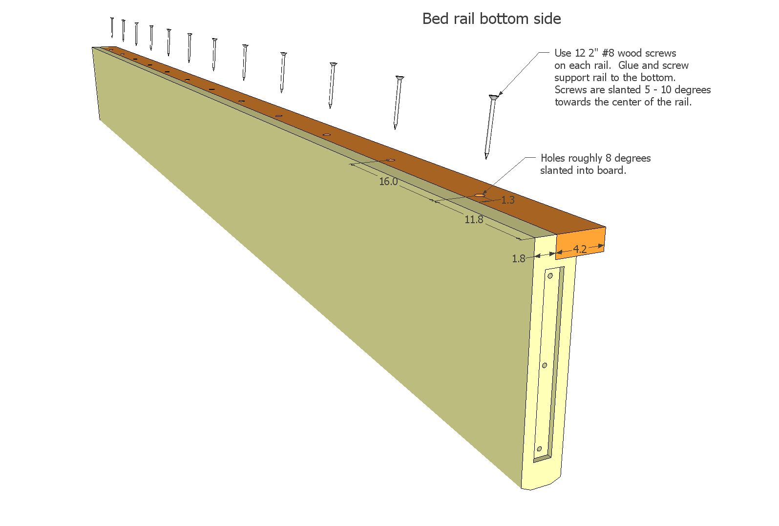 Queen size bed plans