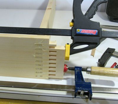 gluing the box joint