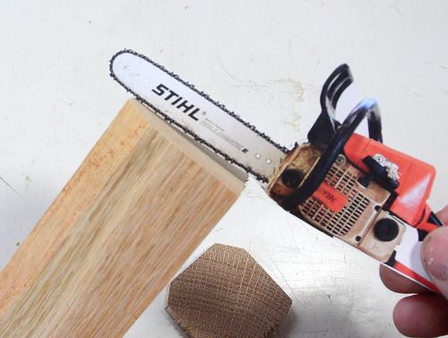 Milling boards deals with a chainsaw