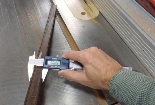 Table Saw Slot Size