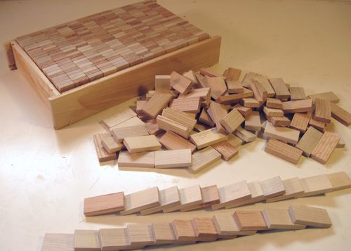 making wooden blocks