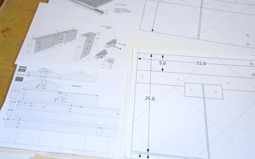 dovetail template drawing