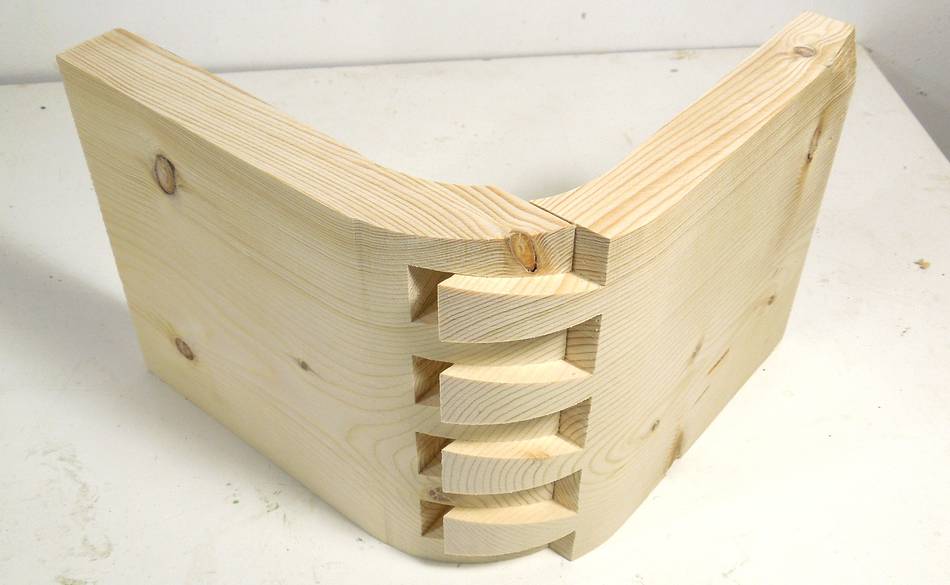 Impossible looking dovetail joint.