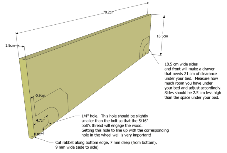 Under Bed Storage Drawers Plans