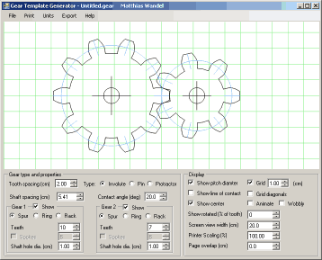 gear template generator for sketchup
