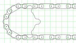 gear template generator how to set diameter