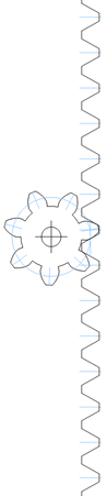 gear template generator program for 3d printing