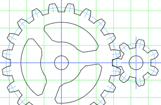 gear template generator program for 3d printing