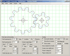 open source gear template generator software windows 10