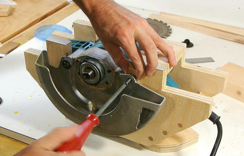 Use circular saw as table online saw