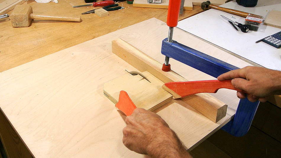 Homemade table saw from circular saw