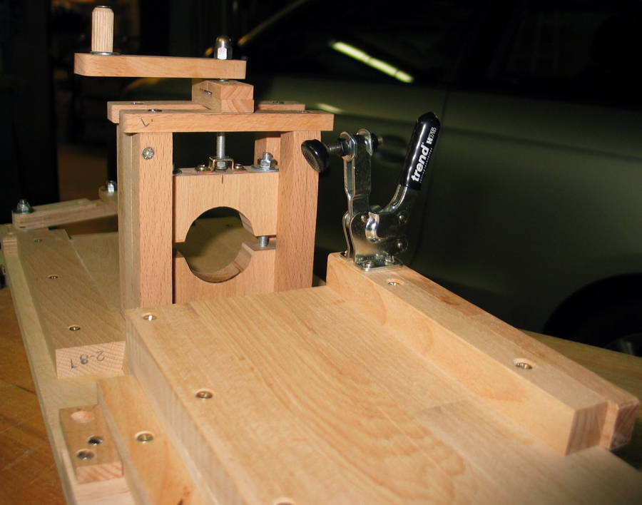 Carlo Reuter's horizontal boring jig