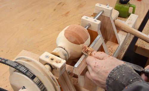 How to make a wooden ball 