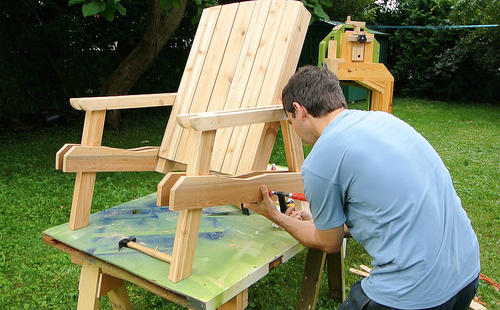 Building a lawn chair