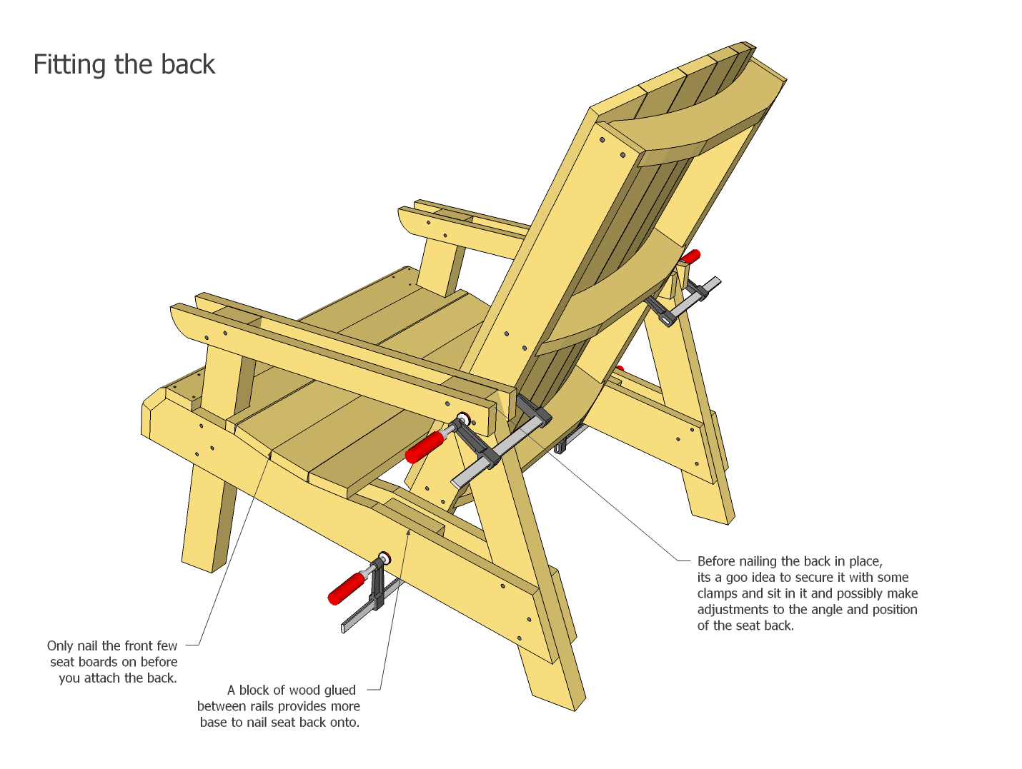 Wooden Outdoor Chairs Plans  . You Could Actually Call This An Oversized Chair Or Love Seat.