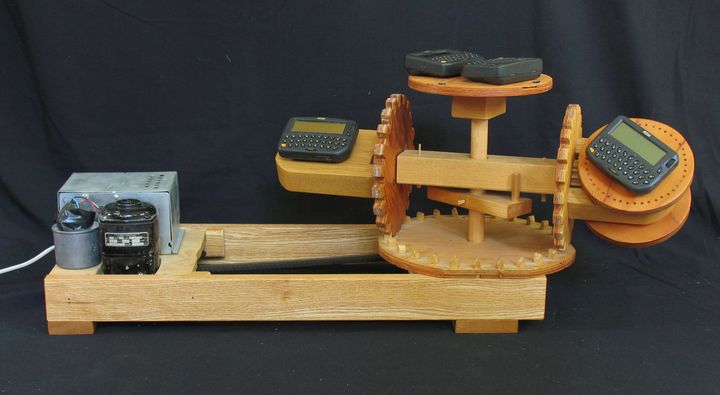 wooden rotating machine