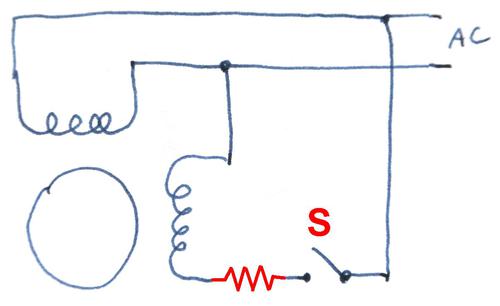 Reversing Single Phase Induction Motors